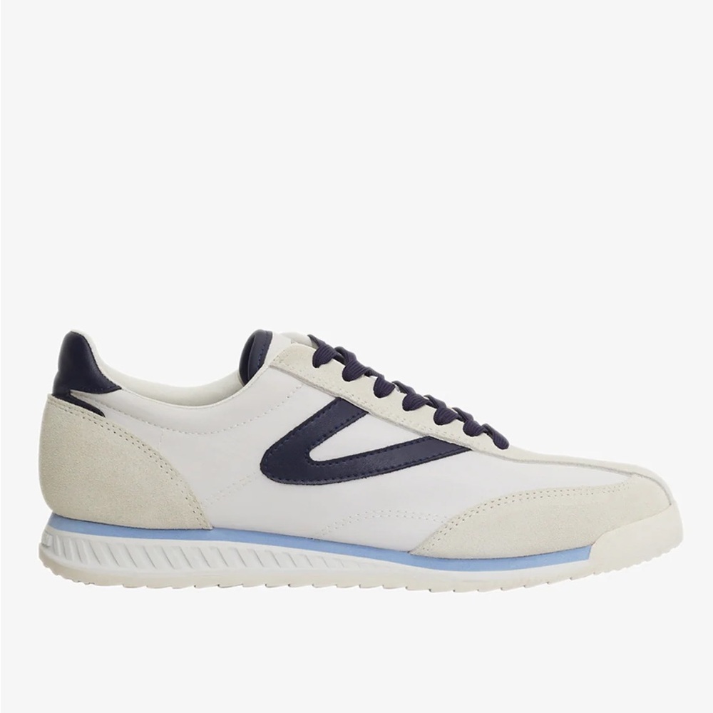 Tretorn and Draper James White and Navy Athletic Shoes